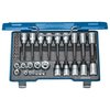 Gedore Screwdriver Bit Socket Set, 1/2", 1/4" 19 TX 20